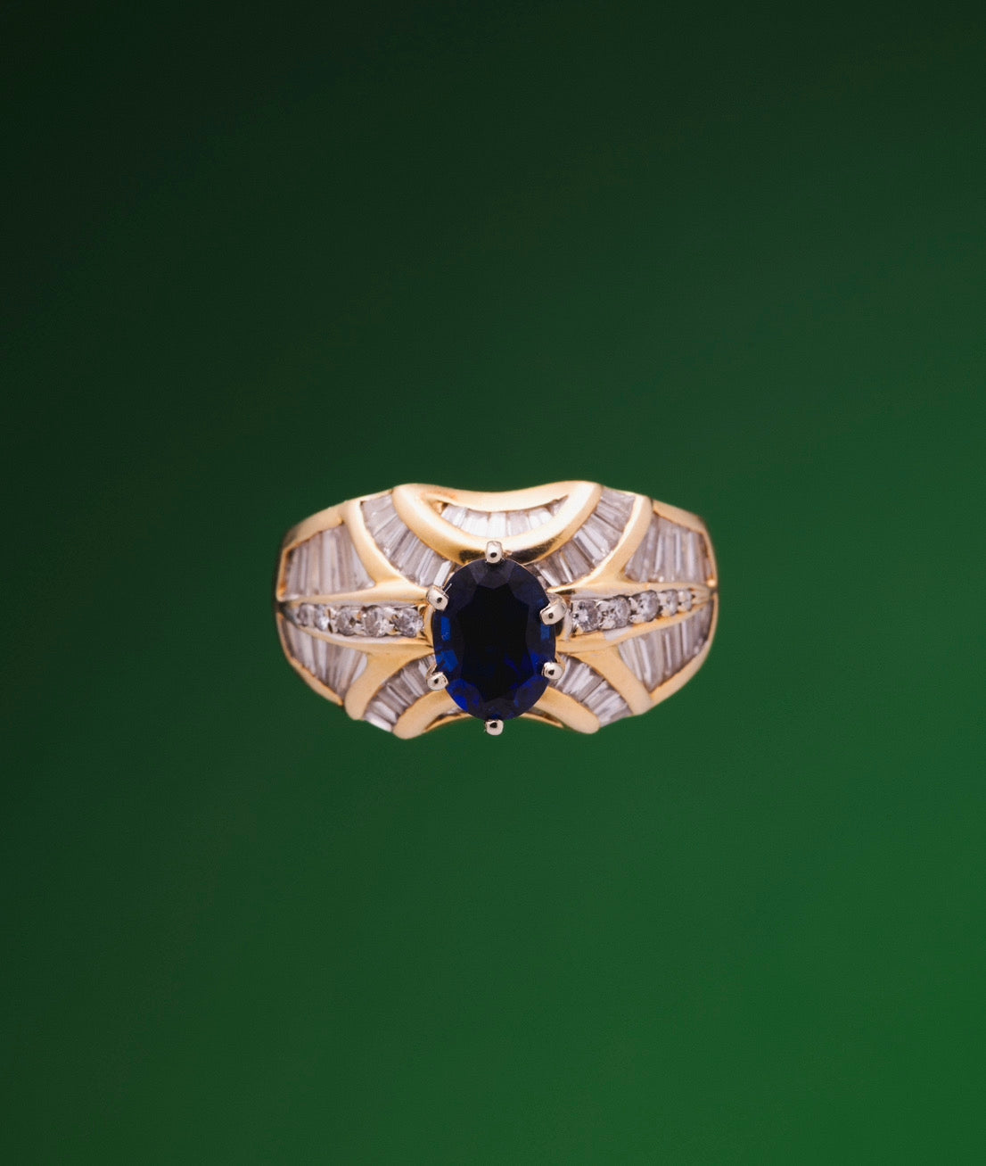 The Cocktail Sapphire Ring